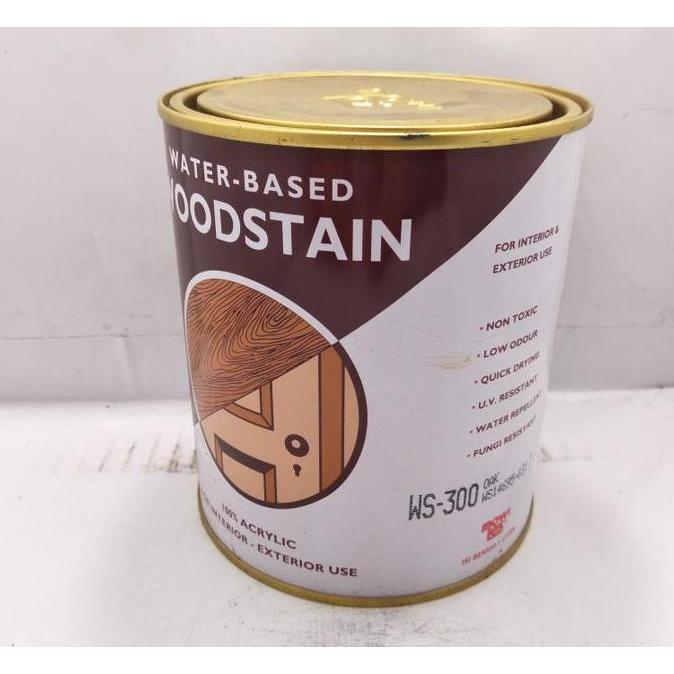 HARGA SAHABAT - Mowilex Water-Based Woodstain WS-300 Oak