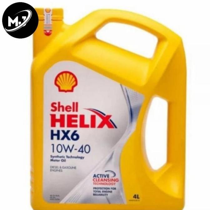 Oli Shell HX6 - Kemasan Galon 4 Liter