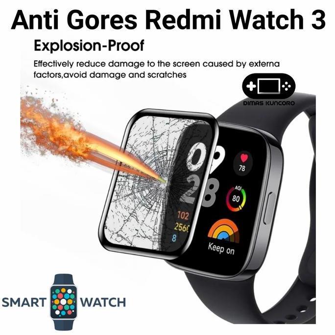 Anti Gores Redmi Watch 3 antigores curved screen guard lcd hydrogel