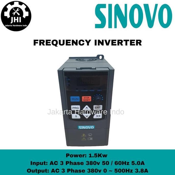 INVERTER VFD 1.5KW/2HP 380V 3PHASE 3PH Variable Frequency Drive SINOVO