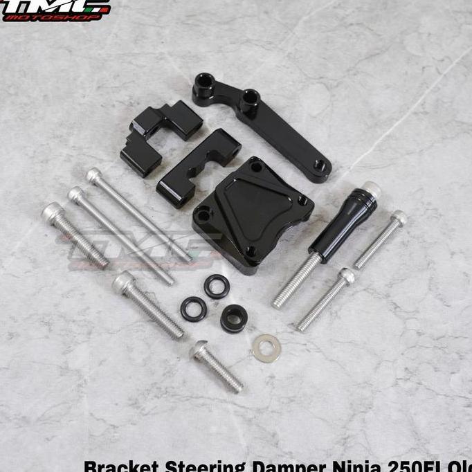 Bracket breket steering damper stabiliser stang Ninja250 Ninja 250 FI
