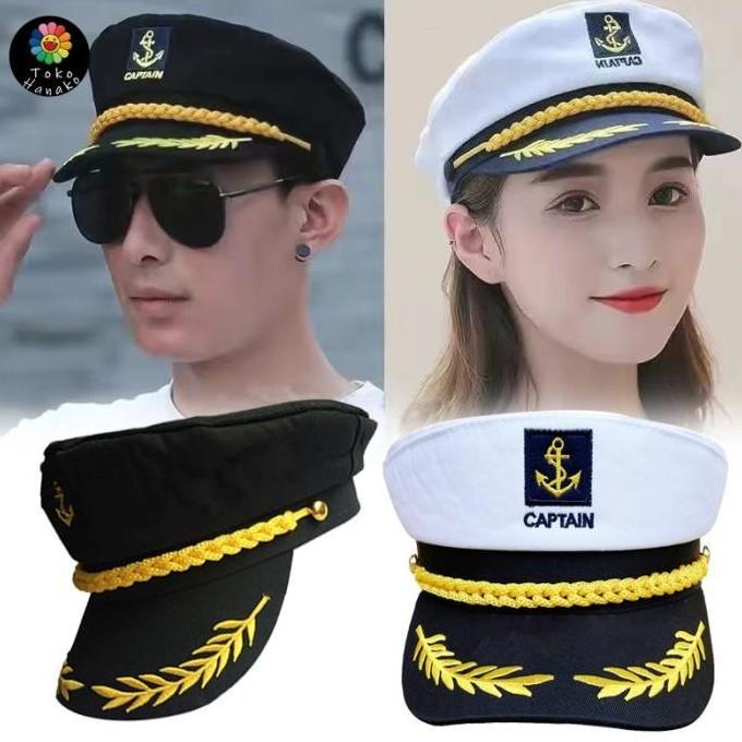 Topi Sailor Topi Pelaut Kapten Pirates Bajak Laut Topi/Sailor Hat