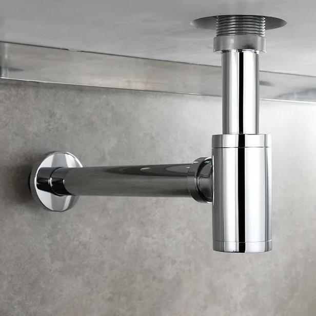 Sifon Botol Wastafel Model TOTO/Sifon Pembuangan Wastafel Kuningan