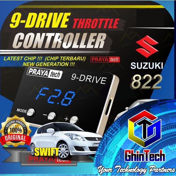 MABUROO PRAYATECH 9DRIVE THROTTLE CONTROLLER PIGGYBACK SUZUKI 822 REMAP ECU