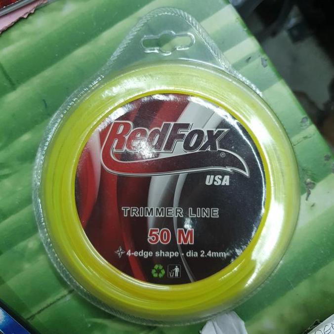 senar mesin potong rumput redfox / trimmer line kotak