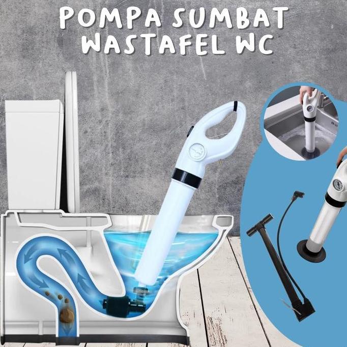 Pompa Anti Sumbat Toilet, WC duduk WC jongkok ,Closed 6-8 BAR tidy closet
