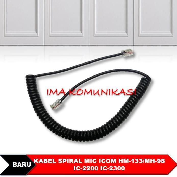 Kabel spiral mic Icom IC 2100 2200H 2300