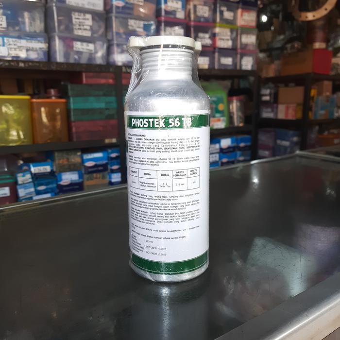 Phostek Tb56 Obat Basmi Kutu Beras Jagung Kacang Gabah Fumigan New Stok