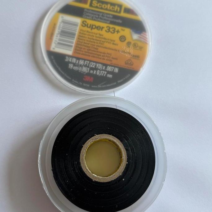 Isolasi Scotch 3M Super 33+ Asli // 3M 33+ // isolasi 3m 33+ // Isolasi listrik 3M 33+ // 3m scotch 