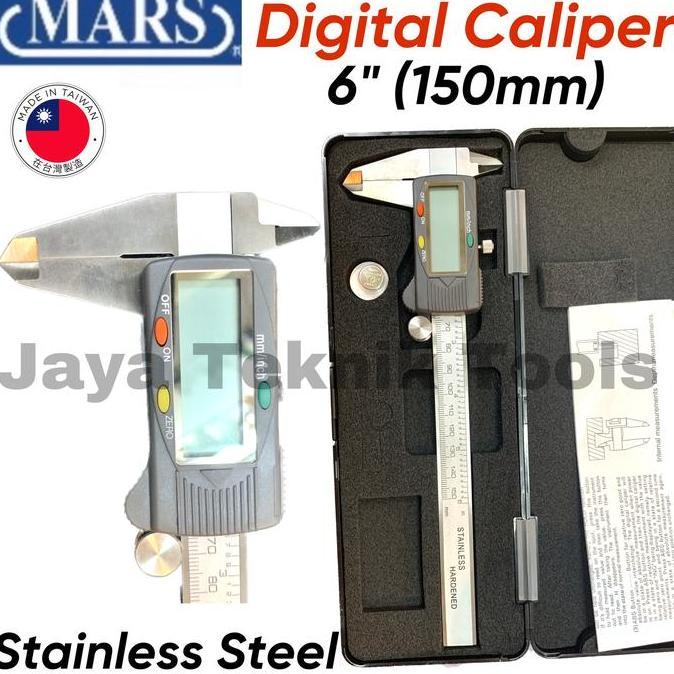 CENDASTRI Sigmat Digital Mars 6" inch 150mm Mars Taiwan Caliper Stainless Steel