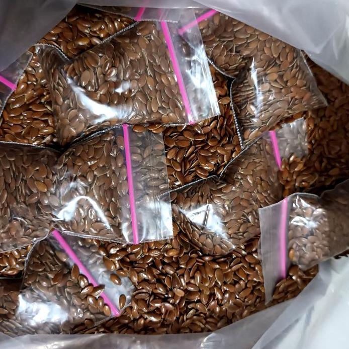 Biji Linseed flaxseed biji rami untuk kenari finch lovebird branjangan murah