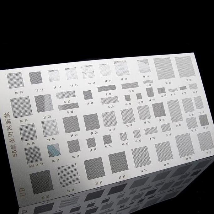 CENDASTRI 4 Buah/set Cetakan Universal IC Plat Amaoe BGA / Stencil Plat BGA Universal Amaoe