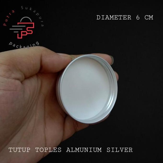 tutup toples almunium/alumunium diameter 6cm