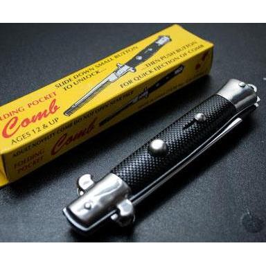 Sisir Keren Pomade Folding Pocket (Model Pisau Lipat)