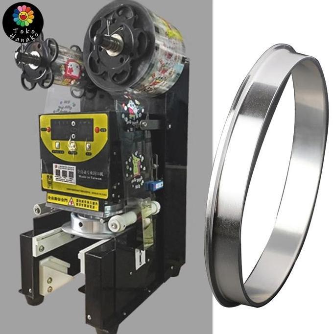 WASEUKA Manual Ring Cup Sealer Aluminium 90mm Ring Cup Sealer Almunium untuk Bubble Tea Paper Plasti