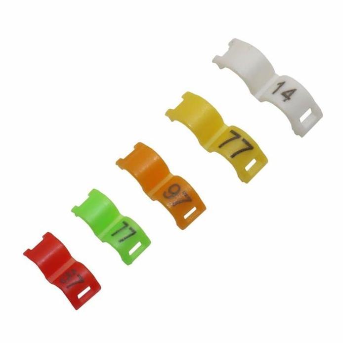 Ring Burung Kenari Atau Ciblek 3MM Model Klip (Clip Birds Leg Bands) murah