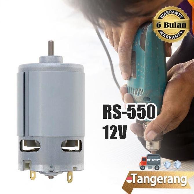 RAFENU Rs550 DINAMO MOTOR 12v-18v 19500rpm Dinamo Mesin Cordless Drill Power Tool Diy