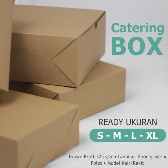 Dus Catering/Katering Box / Box Snack / Kotak Nasi Laminasi - XL