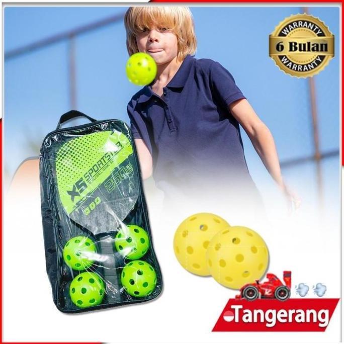 DZAIGIZAGA Set Pickleball Set Pickleball Paddle Raket Pickleball With Balls
