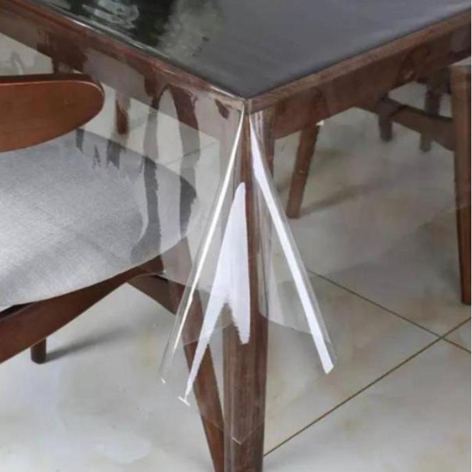 Taplak Meja Plastik/Plastik Mika Meteran/Taplak Meja Bening
