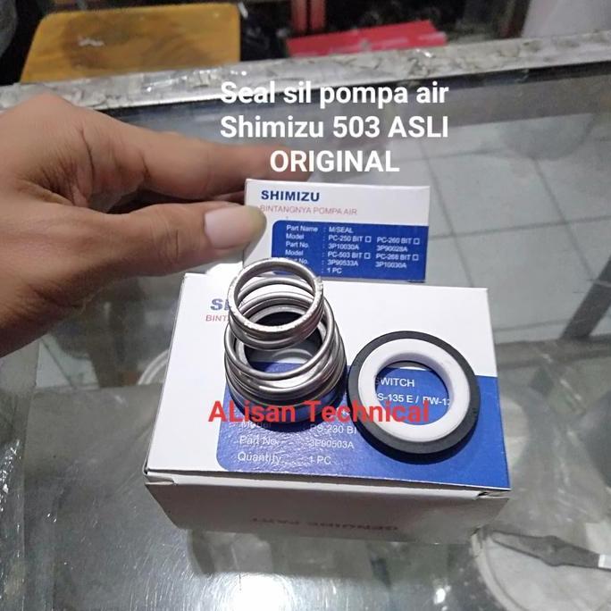 MURAH SIL MECHANICAL SEAL POMPA AIR JET PUMP SHIMIZU 503 ASLI ORIGINAL