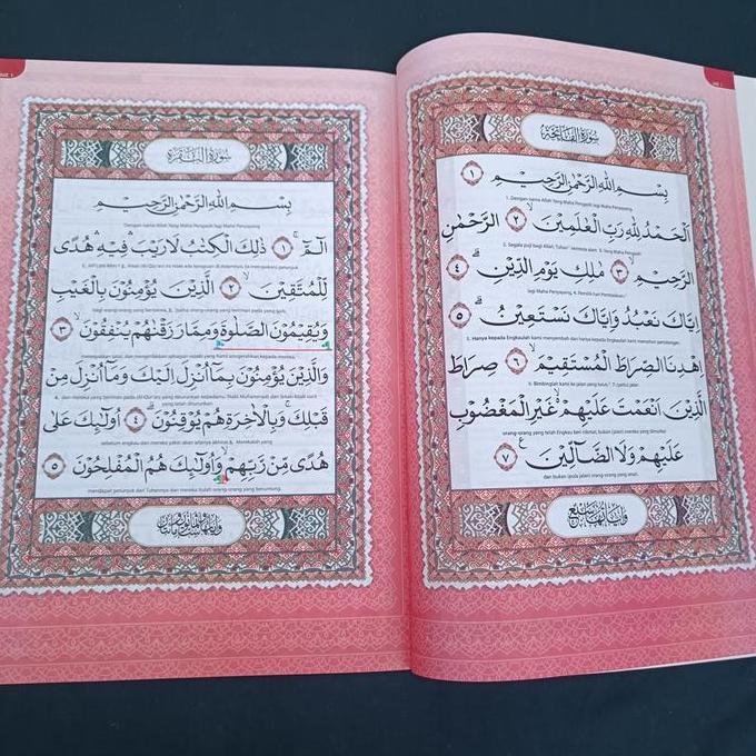 Alquran Al-Kubro Per Juz Terjemah Tajwid Waqaf Ibtida Uk A4 Besar TU