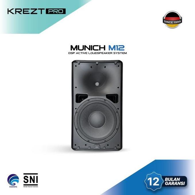 KREZT PRO SPEAKER AKTIF MUNICH M12 12INCH WITH DSP