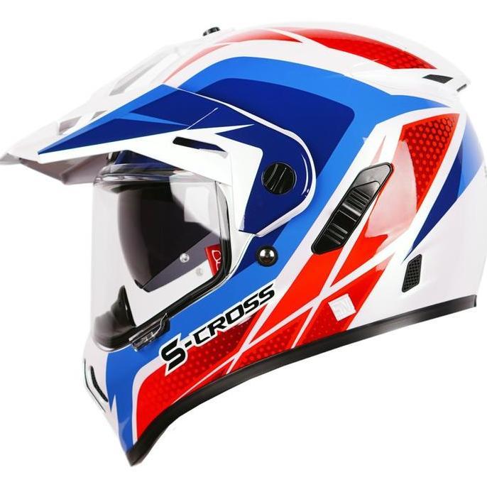 NJS S-CROSS Motif - Helm NJS Semi Cross Helm Adventure SCross RUMBLE STORMBLADE S CROSS