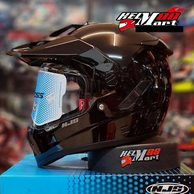 Helm  NJS S-CROSS Solid - Helm NJS Semi Cross Helm Adventure SCross