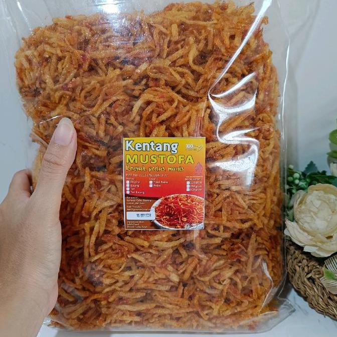 1kg kentang mustofa - Renyah Pedas manis