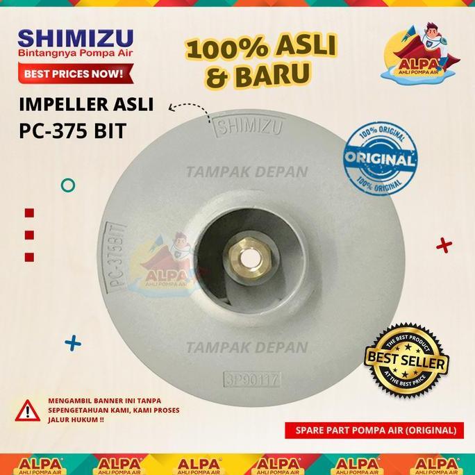DISKON IMPELLER POMPA AIR SHIMIZU TYPE PC-375 BIT (100% ORIGINAL)