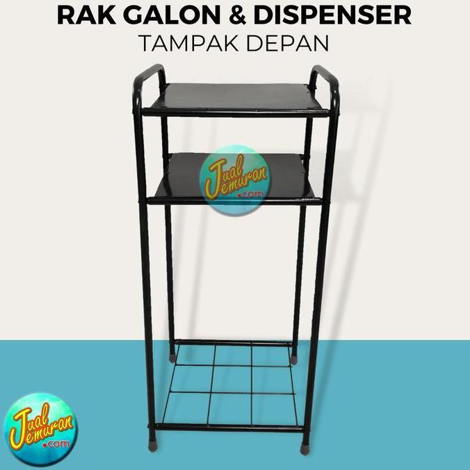 Rak Galon Dispenser Besi 3 Susun Warna Putih EA