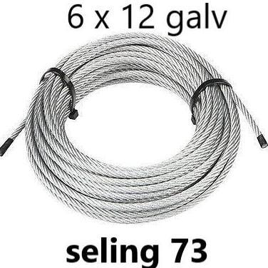 Kawat seling 4mm baja galvanis/wire rope 4mm/kawat sling 4mm galvanis