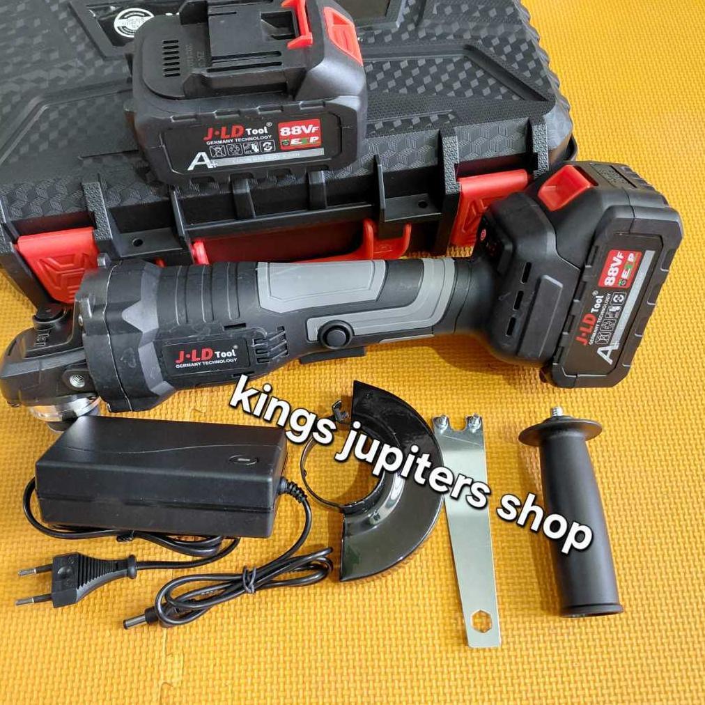 TERBARU 2026 SET JLD CORDLESS GRINDA = WARNA BANYAK JADI DI KIRIMKAN RANDOM = grinda batrai 88volt g