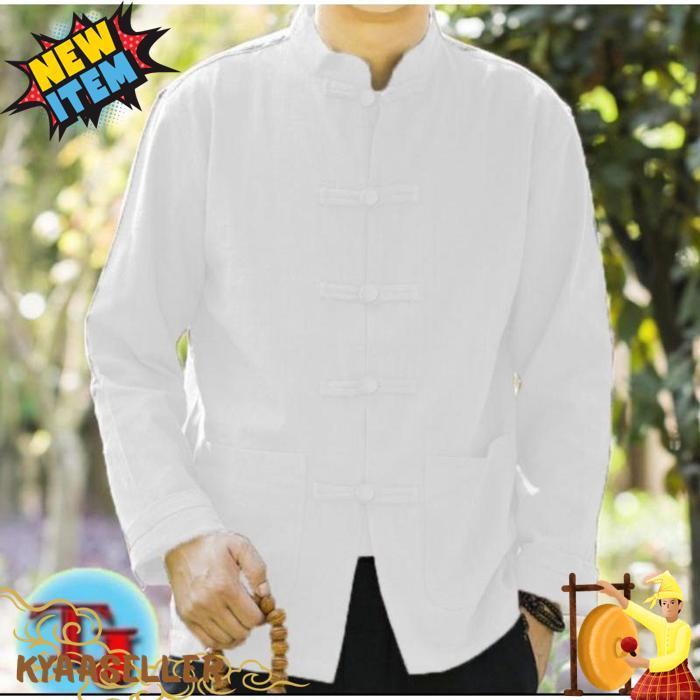 Kkm Koko Cheongsam Baju Pria Lengan Panjang Update Modern Terbaru