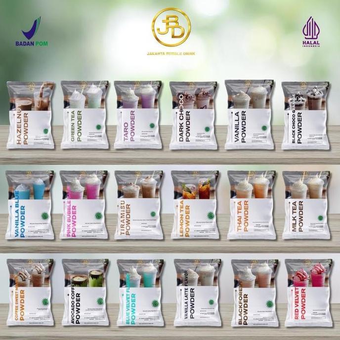 GREEN TEA SILKY PUDDING Powder - Bubuk Serbuk Puding Sedot Pudot