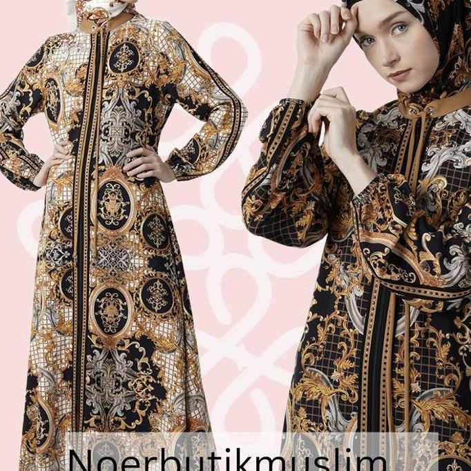 Hikmat Fashion Original A8847-05 Abaya Hikmat Terbaru 2024 noerbutikmuslim