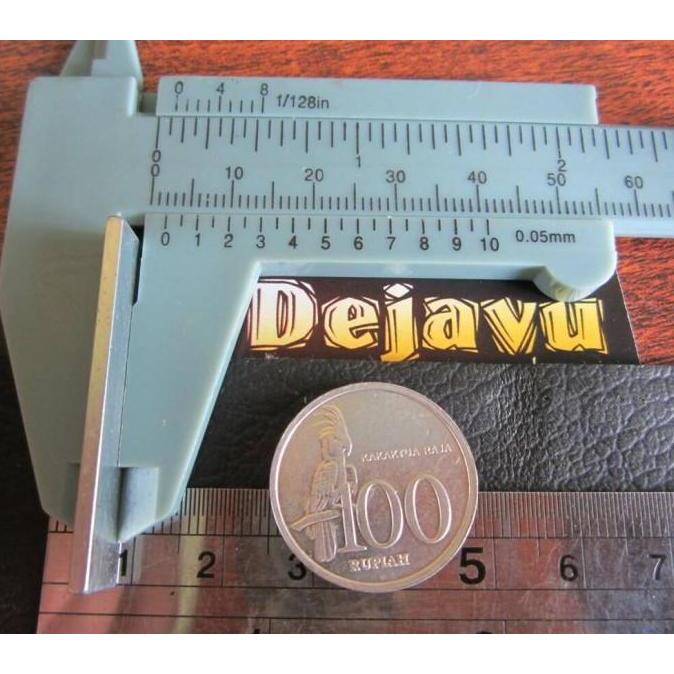 Magnet Batang Bar Kotak Neodymium silver putih Super Kuat