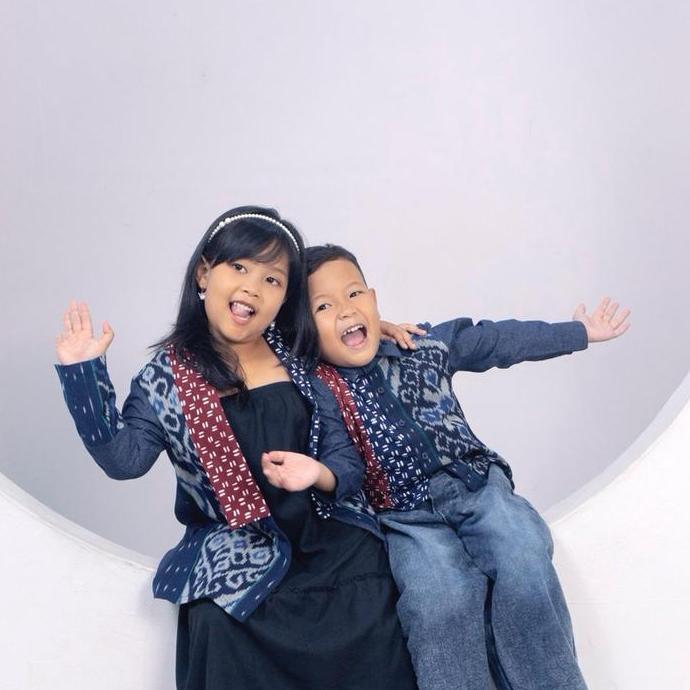 Outer Batik Tenun Wanita / Outer Batik Tenun Kantor Aruna