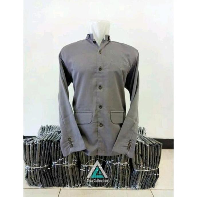 baju koko jasko terbaru jas koko terbaik jaskoPolos Putih Hitam