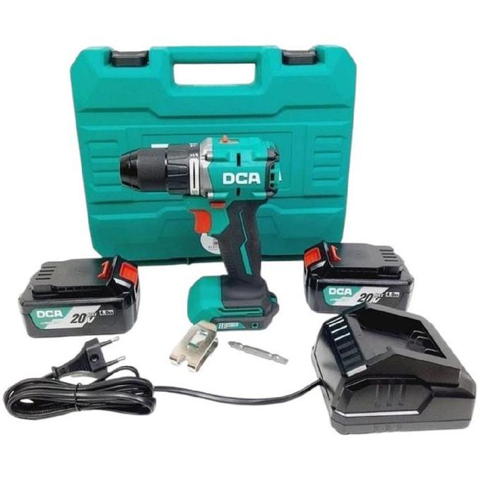 Dca Adjz2060 Hammer Drill Cordless 20V Brushless Mesin Bor Dca Adjz2060I Em