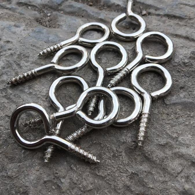 Gantungan Burung Tutup No 8 Skrup Gantung Bulat 3.5 cm 10 Pics Depok