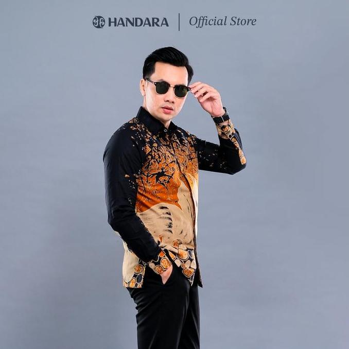 Batik Handara - Calathea Kemeja Pria Furing Erro