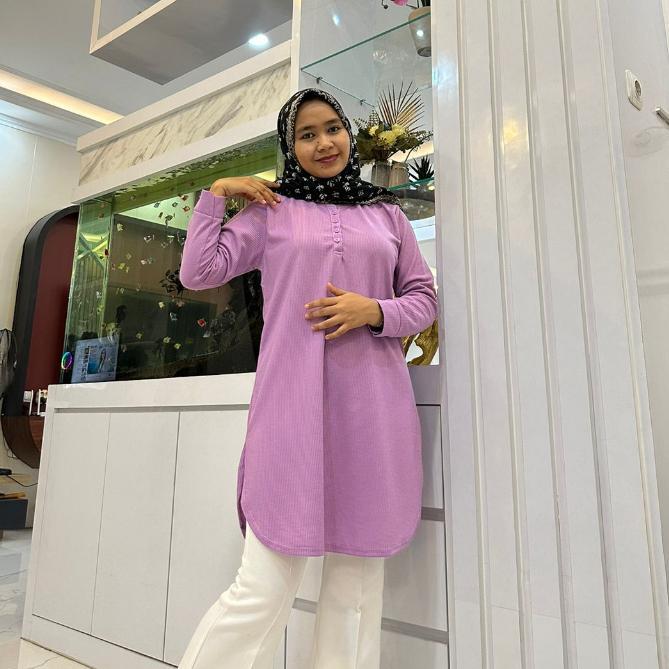 Kaos Tunik Wanita Kaos Phenomenal / Fenomenal Full Tag Kaos Polos Lengan Panjang Premium