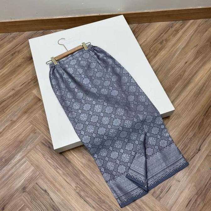 Akita-Rok Songket Bawahan Rok Wanita Motif Songket Modern Rok Span Songket Model Lipat Sarung Kualit