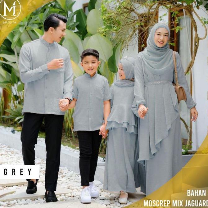 Sarimbit Seragam Keluarga Couple Gamis Koko Anak Ayah Ibu Modern Terbaru 2022 Ori