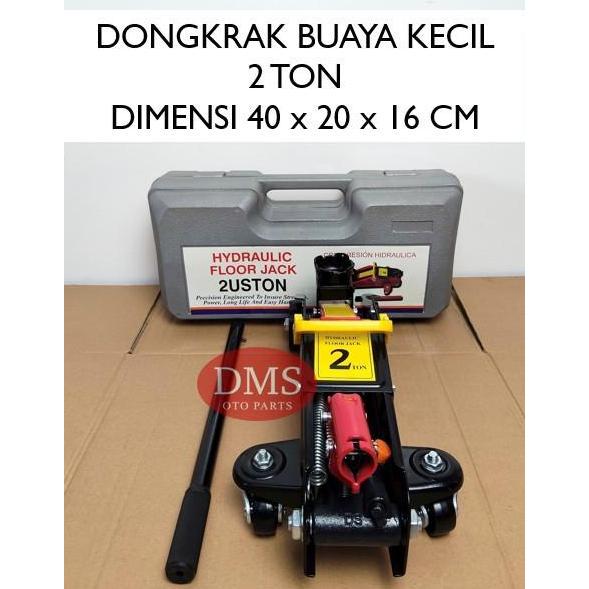 Promo Dongkrak Buaya 2 Ton Kecil Dimensi 40X20X16 Cm
