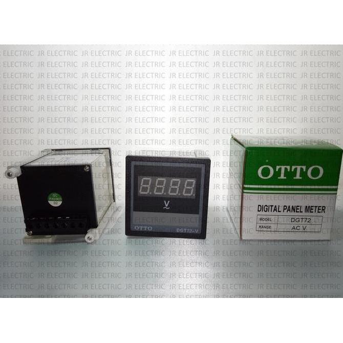 Sale Otto Panel Amper Ampere Volt Hz Frequency Meter Digital Dgt-72