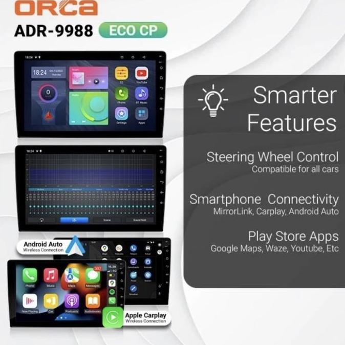 Promo Orca Adr 9988 Eco Series - Head Unit Android Head Unit Android Orca Ad