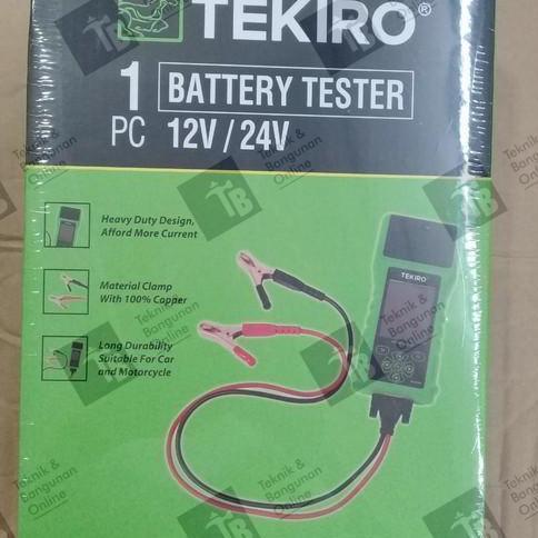 Promo Tekiro Alat Tes Aki Digital 12V 24V 7-30 Dc Battery Tester Au Bt 1991 Pemeriksaan Voltase Daya